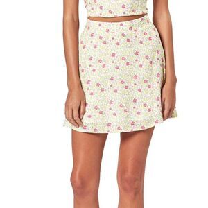 Charlie Holiday/Anthropologie Willow Floral Mini Skirt NWT
